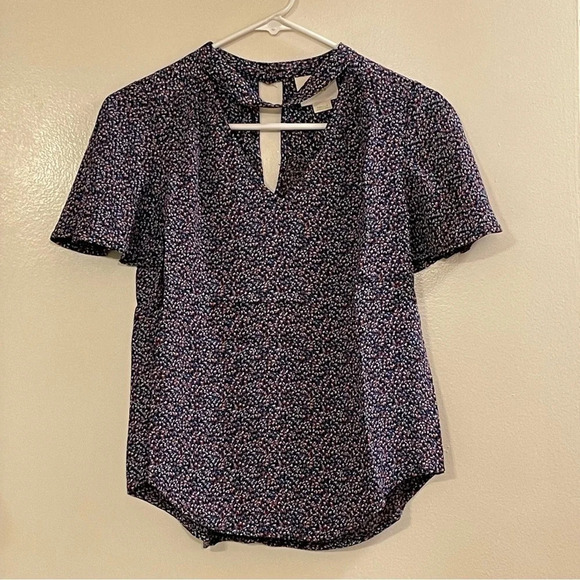 MAEVE by ANTHROPOLOGIE Printed Cutout Blouse - Picture 5 of 10